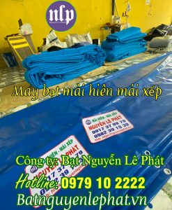 May ép bạt mái hiên mái xếp theo yêu cầu