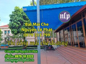 Bạt mái xếp di động Long An