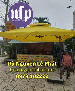 Dù Che Nắng Cho Quán Cafe Rẻ Đẹp, Vải Bạt Dù tốt