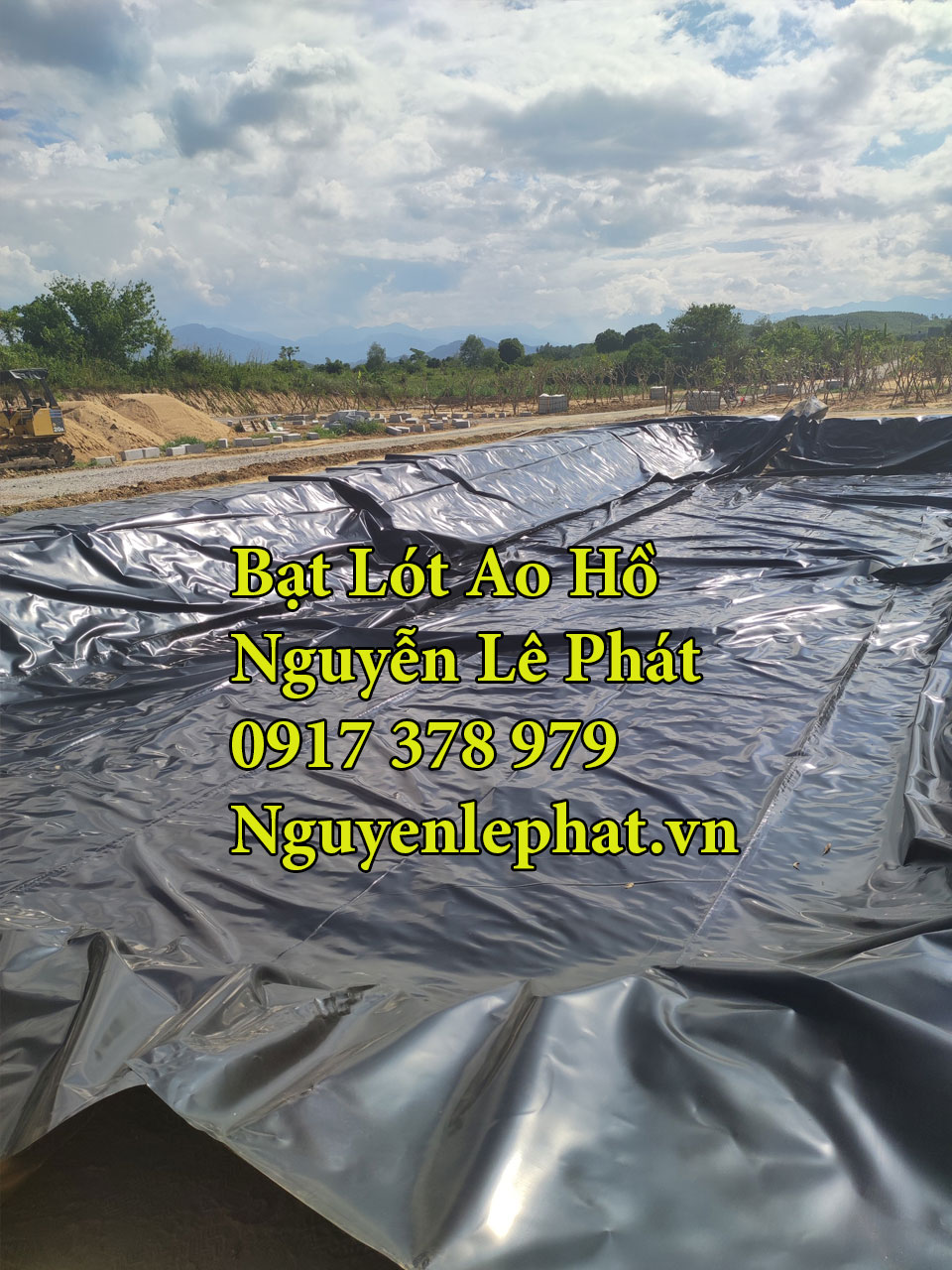 Bạt Lót Ao Hồ Chứa Nước Cam Ranh, Bạt Chống Thấm HDPE