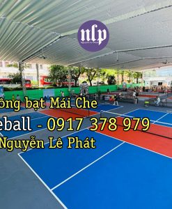 Thi Công Lắp Mái Bạt Che Sân Pickleball Tinnis tại Bến Tre