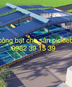 Thi Công Bạt Mái Che Sân Pickleball Tennis Biên Hòa Đồng Nai