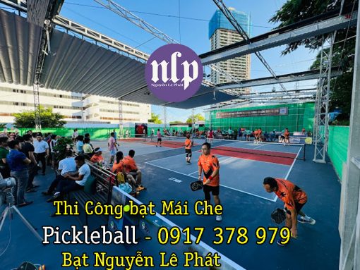 Thi Công Bạt Mái Che Sân Pickleball tại Cần Thơ, Cầu Long, Tennis Cần Thơ