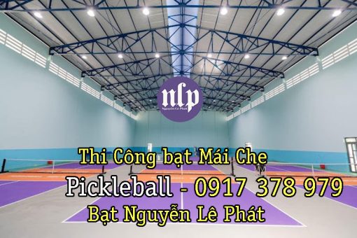 Thi Công Bạt Mái Che Sân Pickleball tại Cần Thơ, Cầu Long, Tennis Cần Thơ