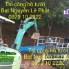 Bạt Nhựa HDPE Lót Ao Hồ Nuôi Cá, Bạt Nhựa Đen 2 Mặt Lót Bể Cá KOI