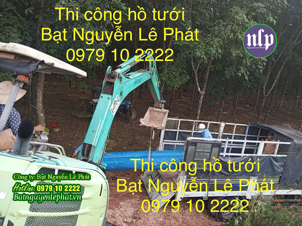 Bạt lót hồ chứa nước Đồng Phú