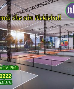 Mái Bạt Che Sân Chơi Pickleball, Tennis tại Quận 2 TPHCM