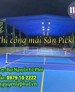 Thi Công Mái Che Sân Pickleball Tại Bình Thuận