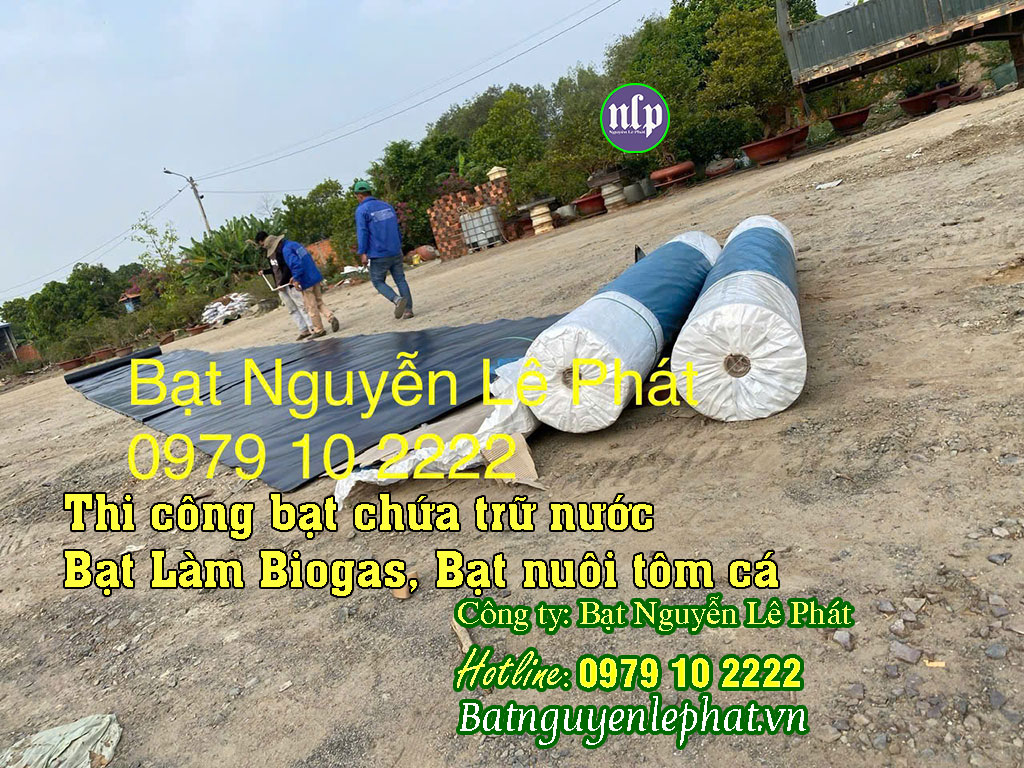 bạt lót hồ chứa nước HDPE tại Dĩ An