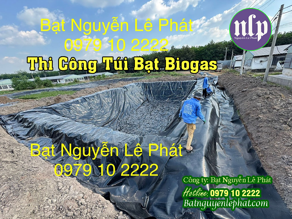 Thi công hầm chứa khí biogas