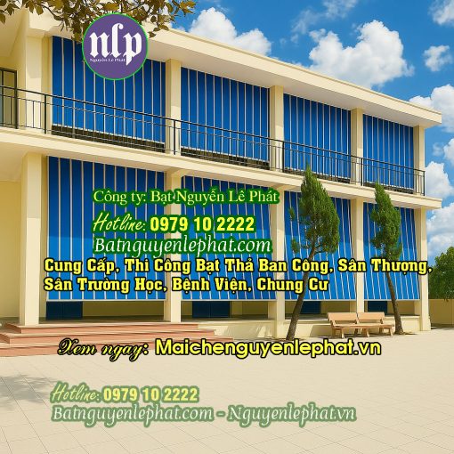 Mẫu Bạt thả ban công trước nhà