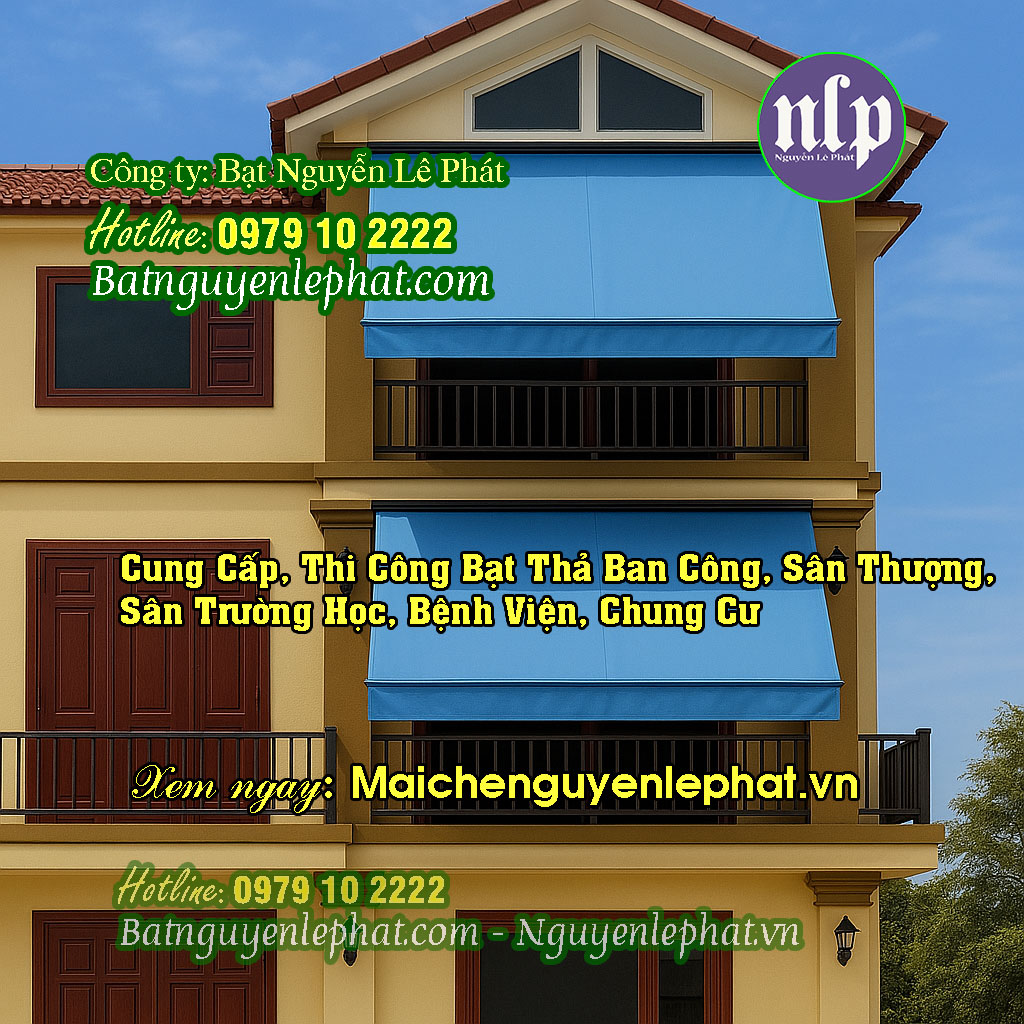 Mẫu rèm bạt thả tự cuốn che nắng mưa Mẫu rèm bạt thả tự cuốn che nắng mưa