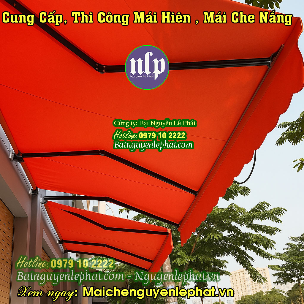 Lắp bạt che nắng mưa trước nhà Lắp bạt che nắng mưa trước nhà
