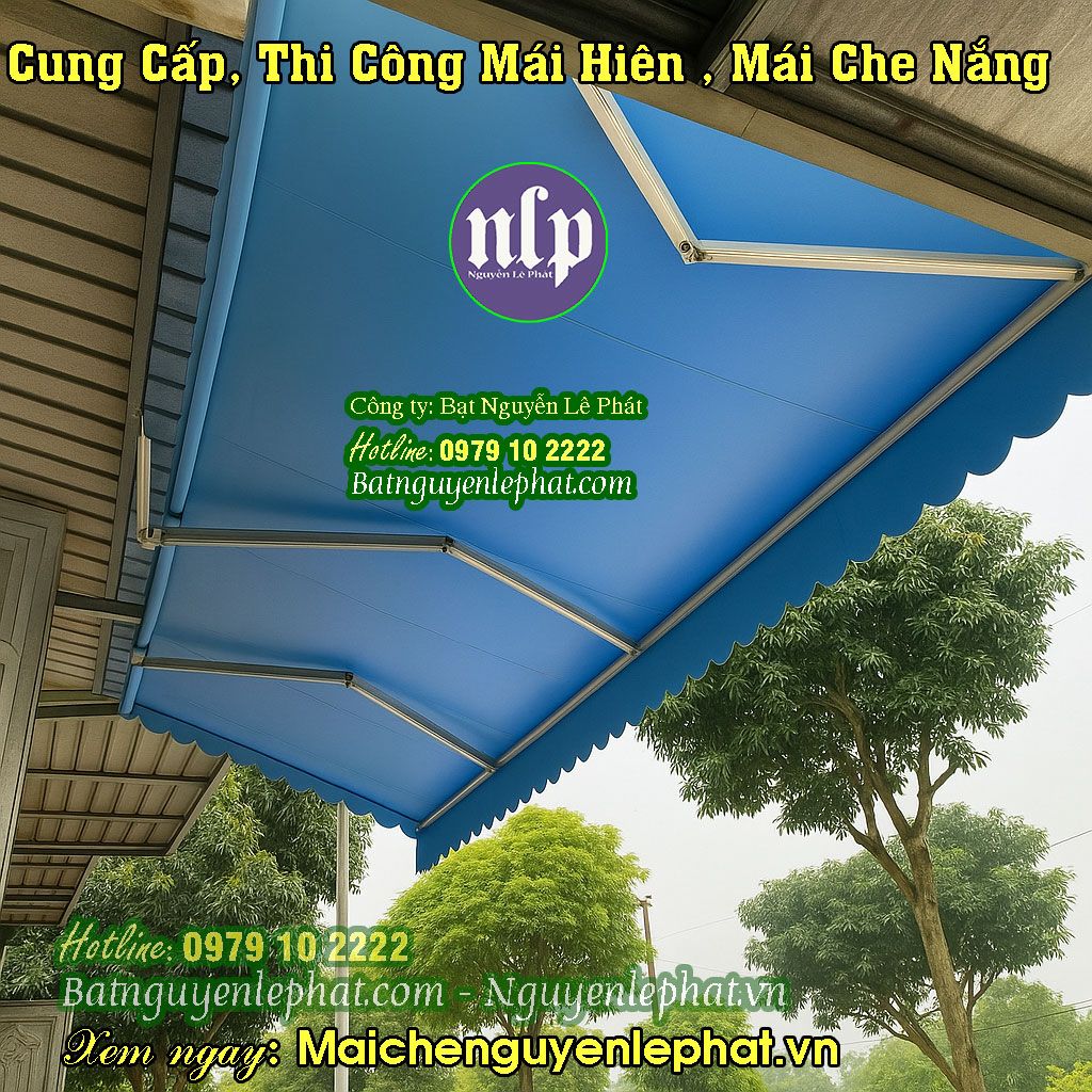 Lắp bạt che nắng mưa trước nhà Lắp bạt che nắng mưa trước nhà