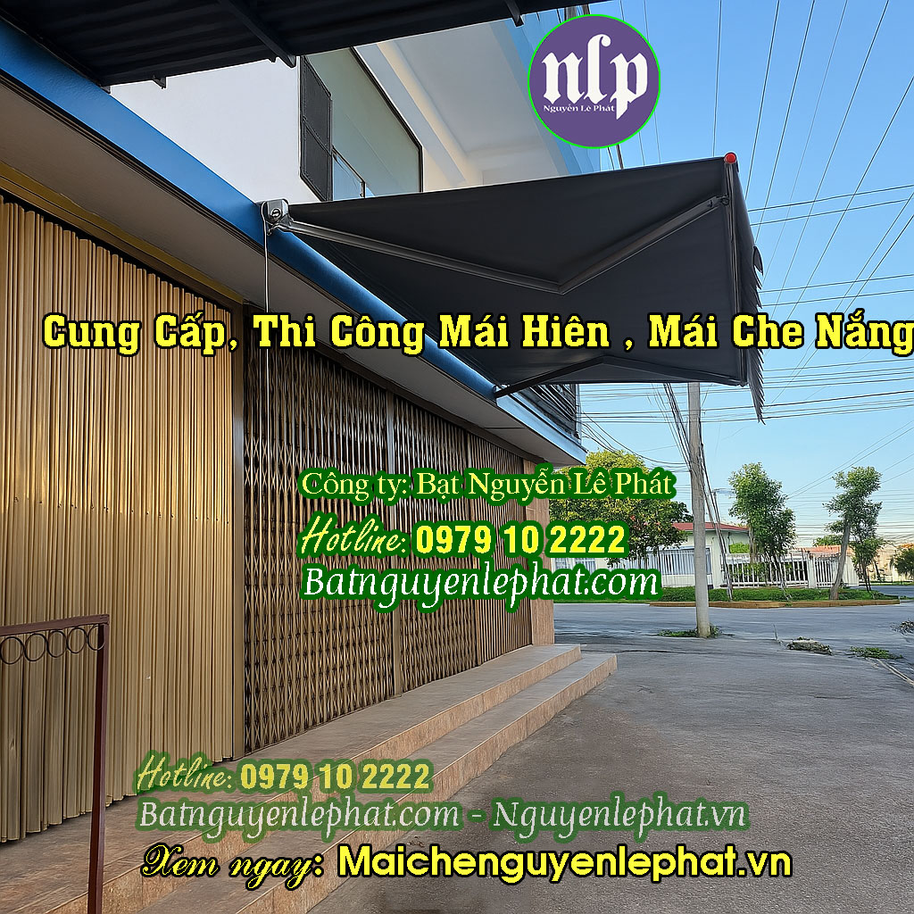 Mái hiên di động Quay Tay Mái hiên di động Quay Tay