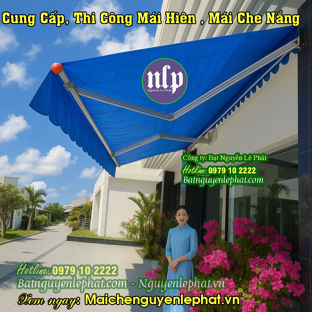 Mái hiên di động Quay Tay Mái hiên di động Quay Tay