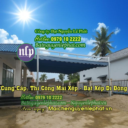 Thi công bạt xếp lượn sóng