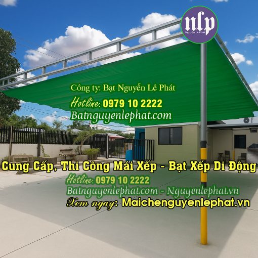 Thi công bạt xếp lượn sóng