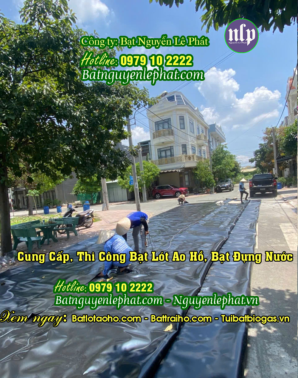 Cung cấp bạt lót ao hồ HDPE tại Trà Vinh Cung cấp bạt lót ao hồ HDPE tại Trà Vinh
