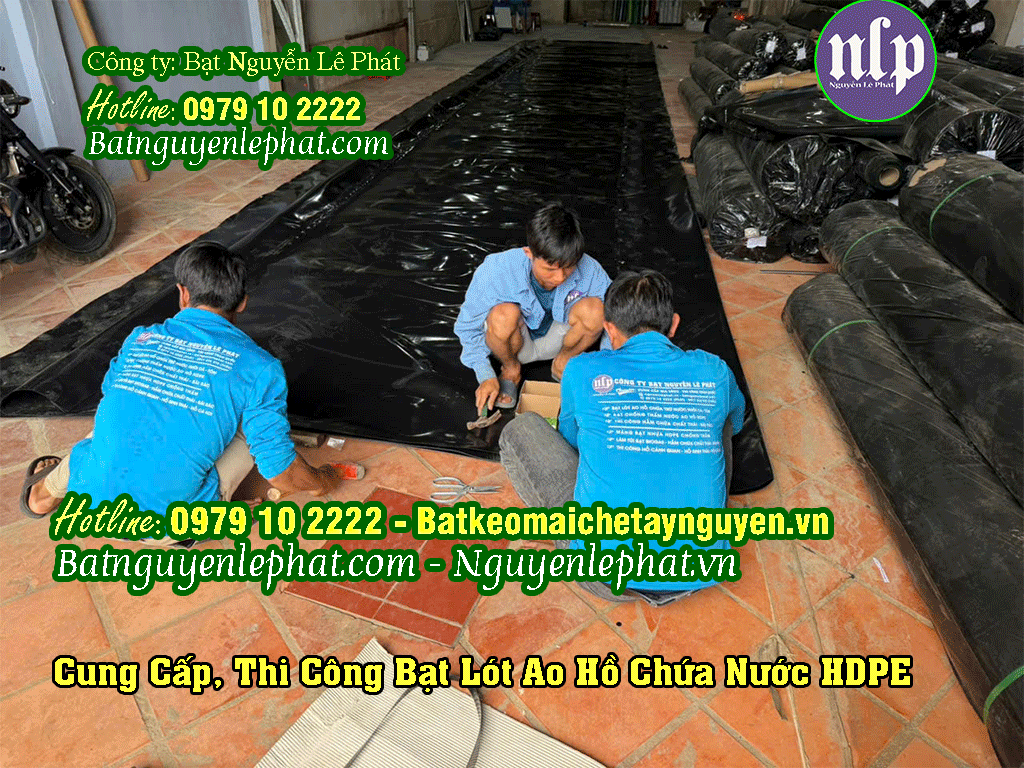 Bạt Nhựa HDPE lót hồ