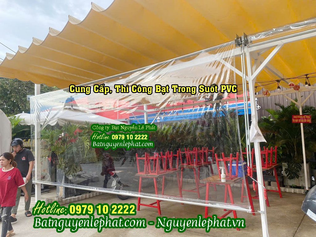 Thi Công Lắp Đặt Mái Bạt, Mai Che Di Động Ngoài Trời BMT Đắk Lắk