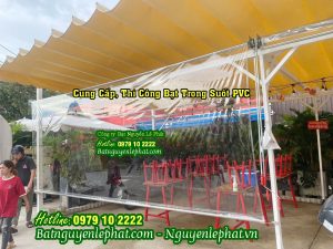 Thi Công Lắp Đặt Mái Bạt, Mai Che Di Động Ngoài Trời BMT Đắk Lắk