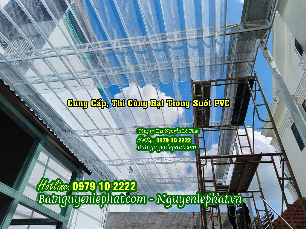 Bạt Che Nắng Mưa Tự Cuốn Bạt Nilon Trong Suốt Rạch Giá Kiên Giang